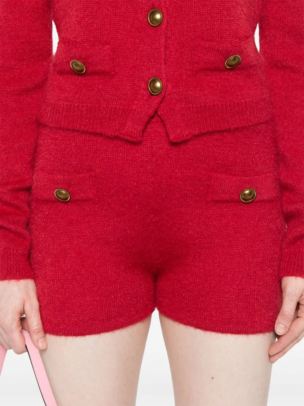 Twinset Button-Detail Shorts