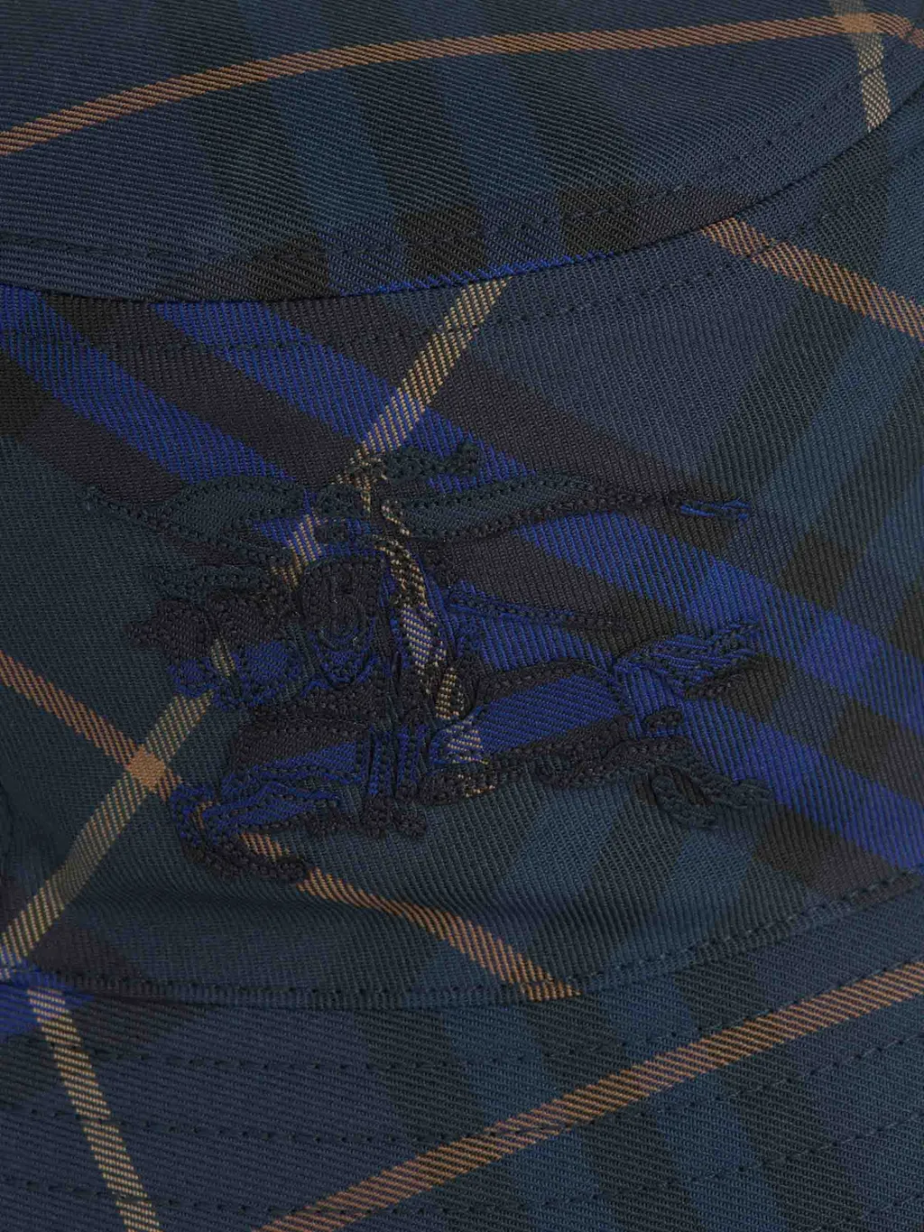 Burberry Ekd Motif Checked Bucket Hat