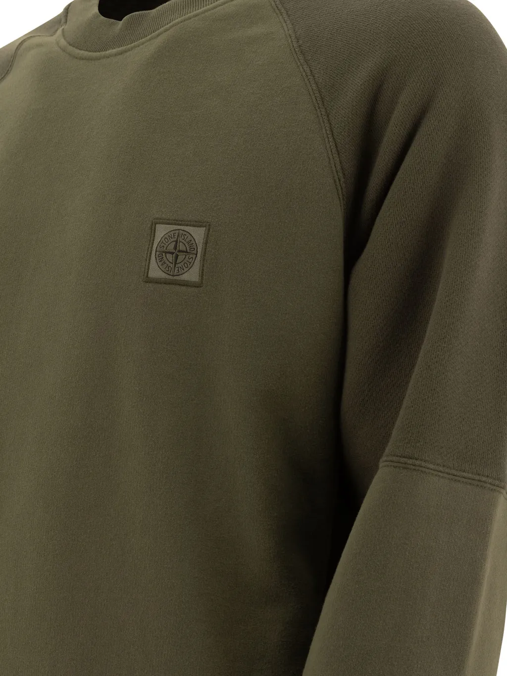 Stone Island Logo Patch Crewneck Sweatshirt