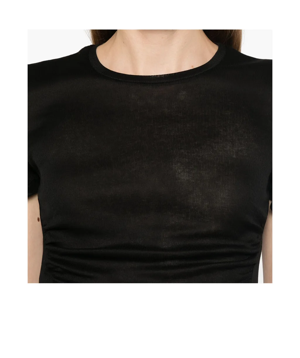 Pinko Logo Patch Round Neck T-Shirt