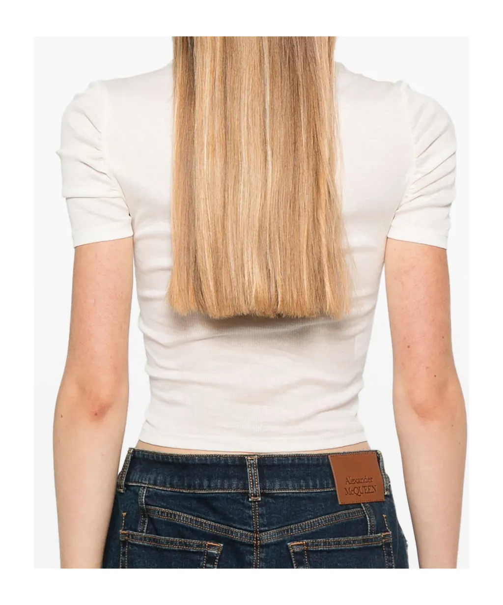 Pinko Logo Patch Round Neck T-Shirt