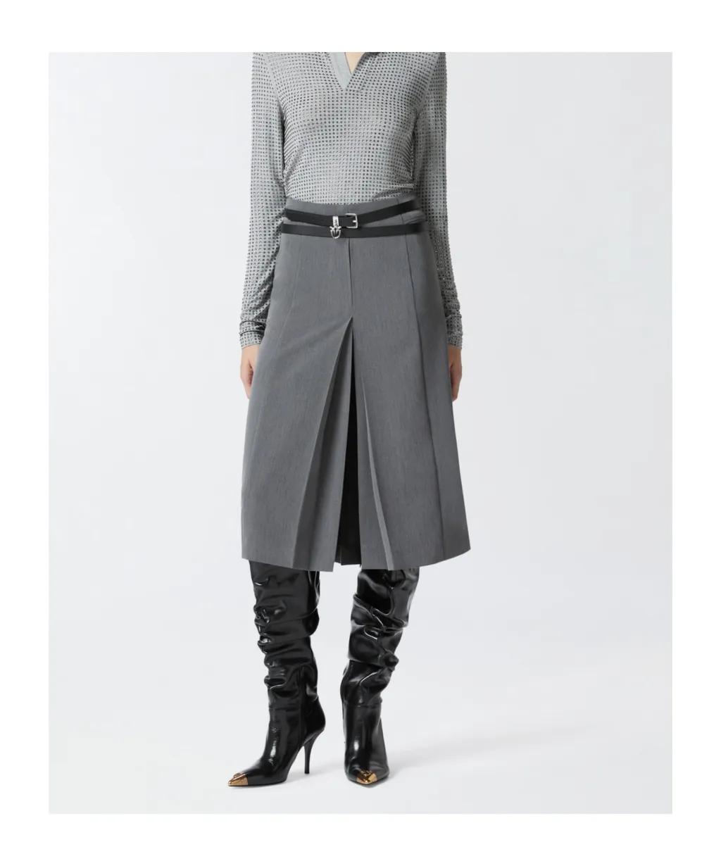 Pinko Paladini Slit Detailed Skirt