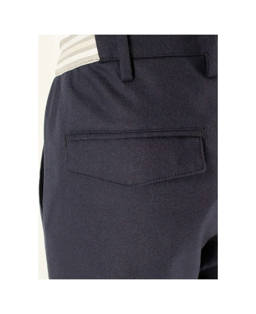 Eleventy Drawstring Pleated Trousers