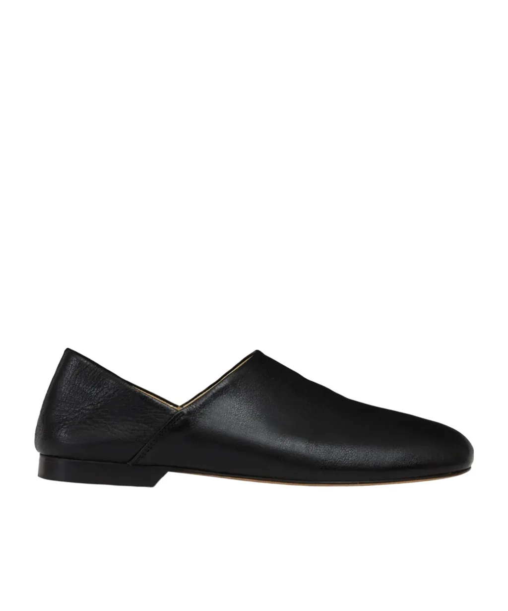 Lemaire Folding-Heel Square-Toe Slippers