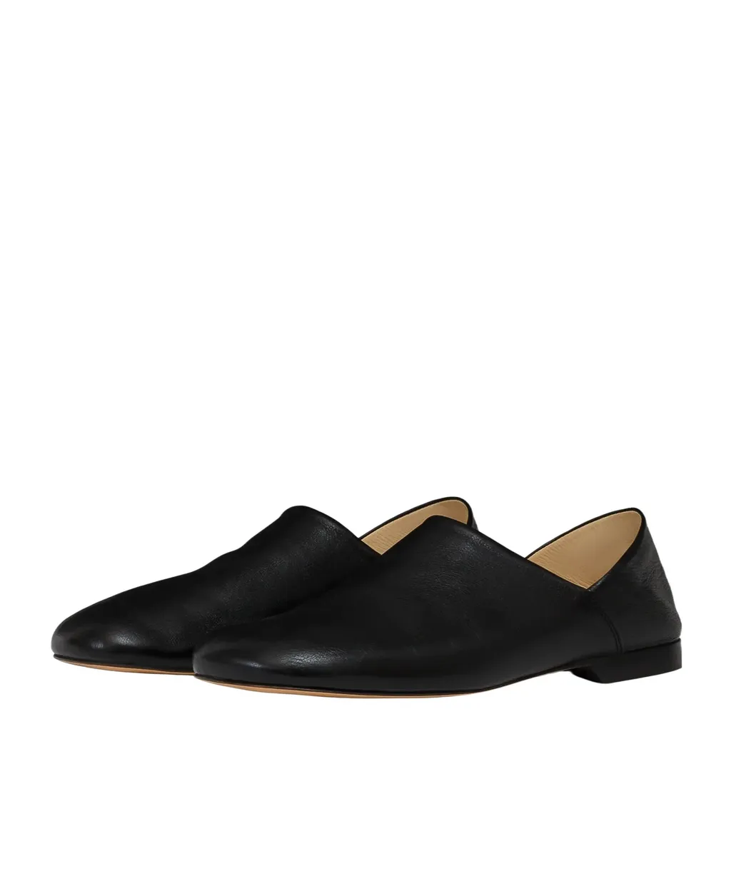 Lemaire Folding-Heel Square-Toe Slippers