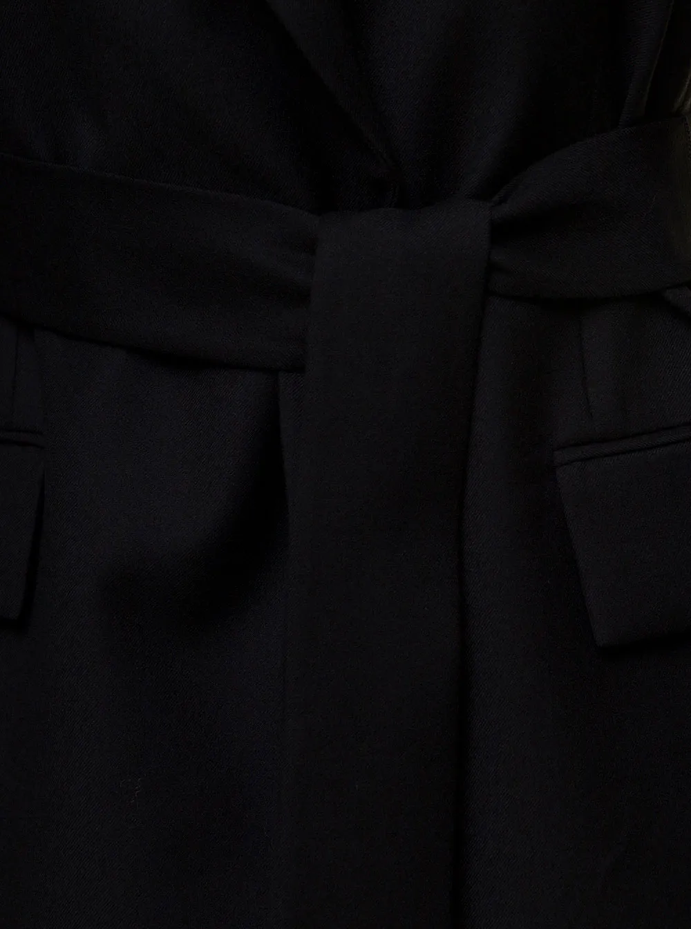 Belted Virgin-Wool Blazer