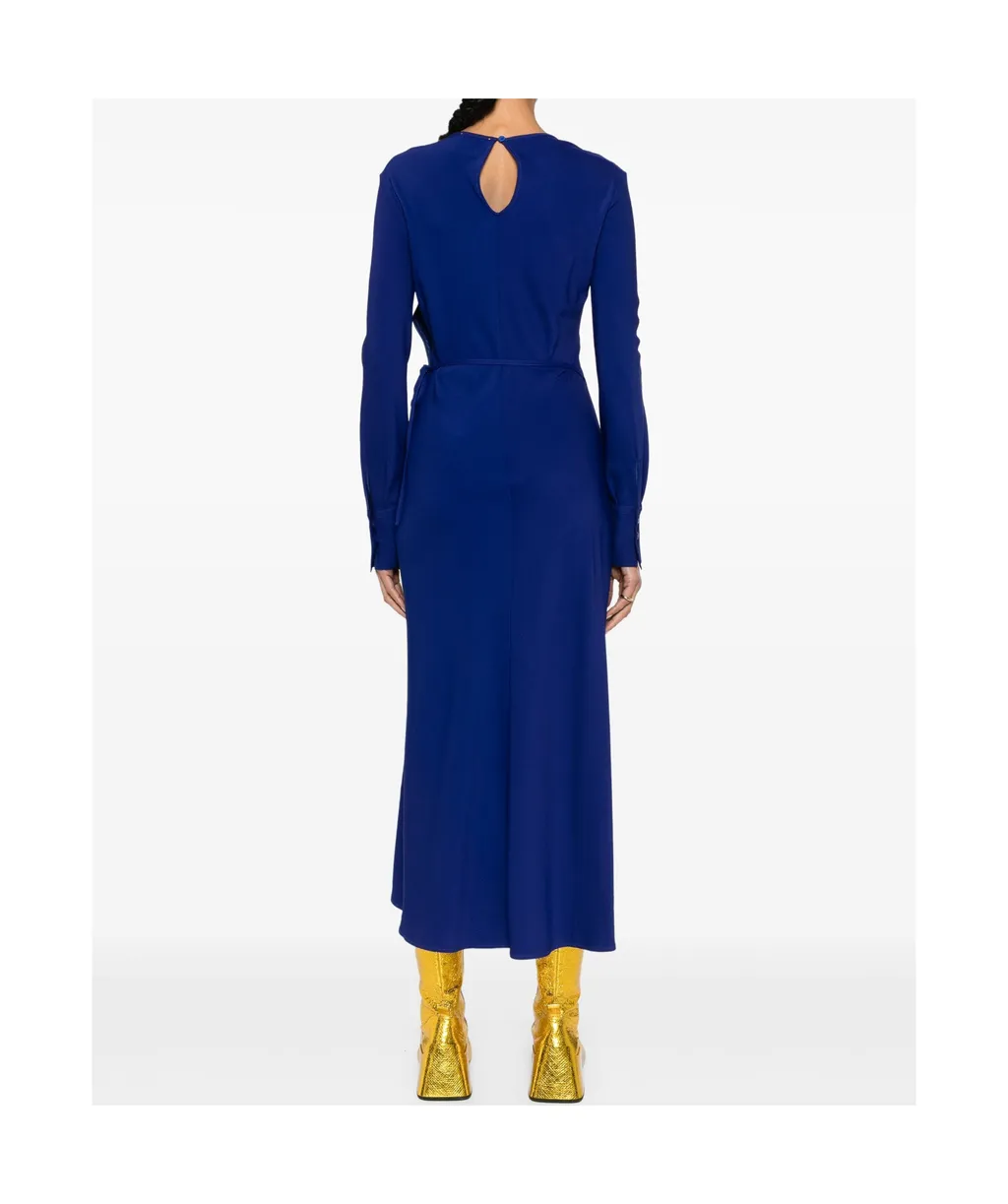 Cady Crepe Wrapover Dress