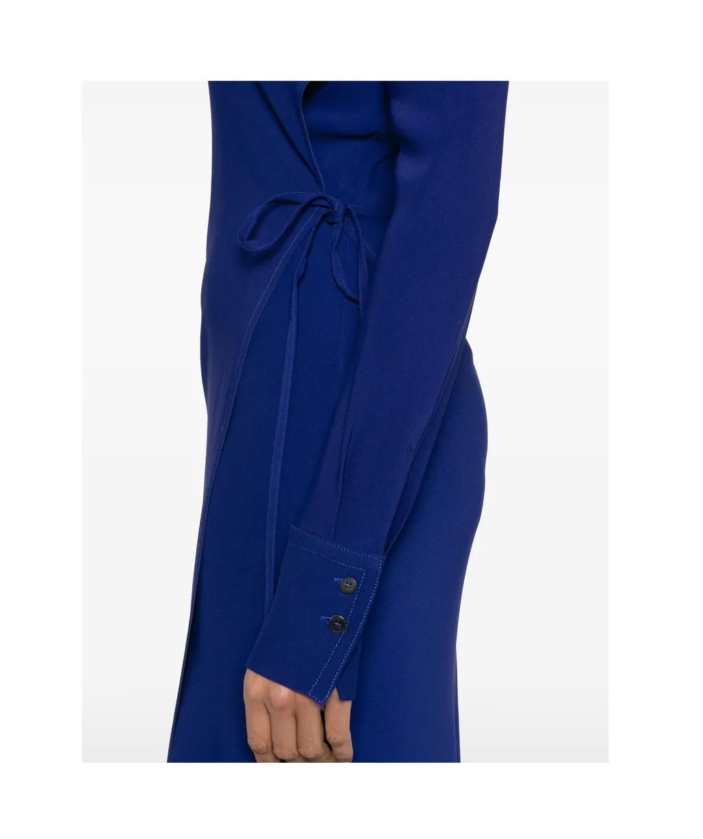 Cady Crepe Wrapover Dress