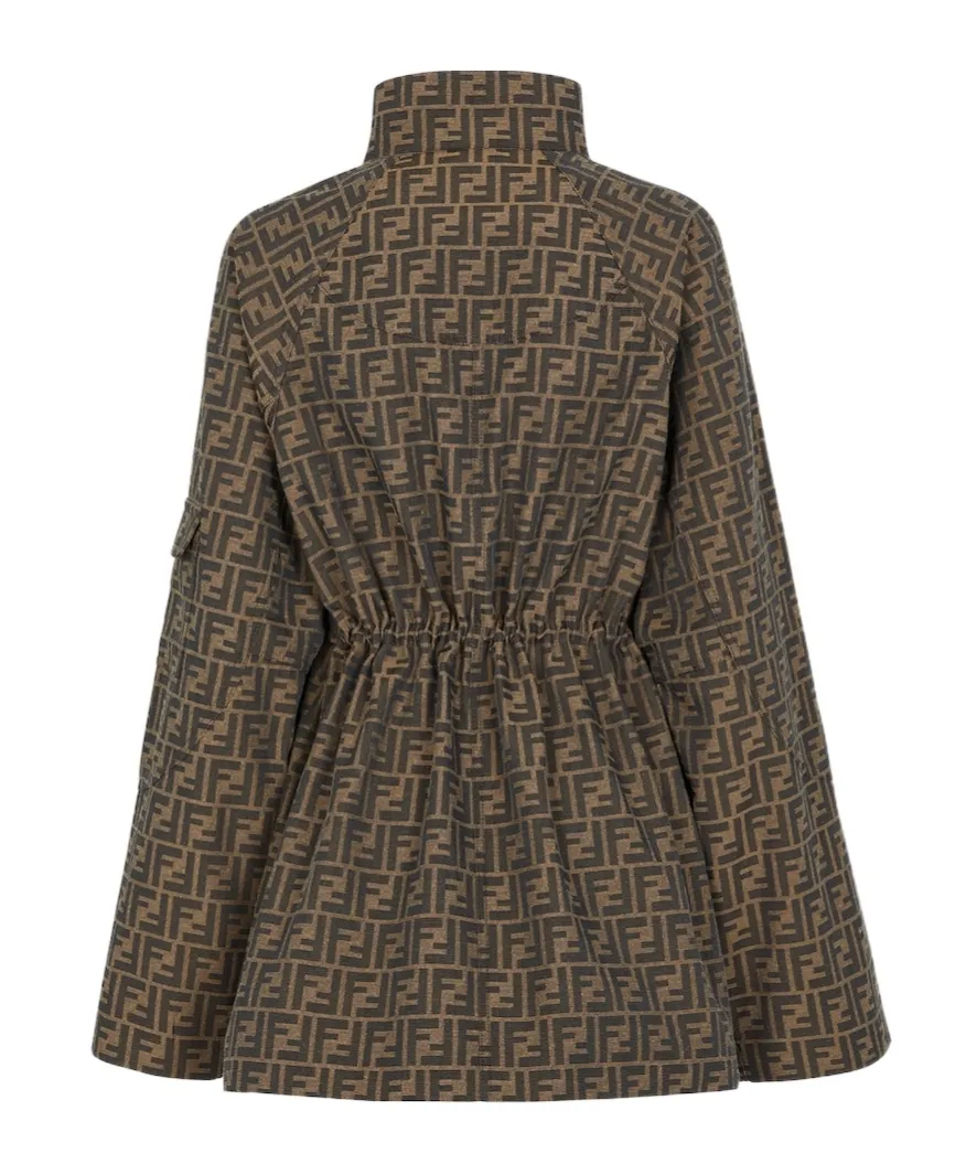 Fendi Ff Motif High-Neck Jacket