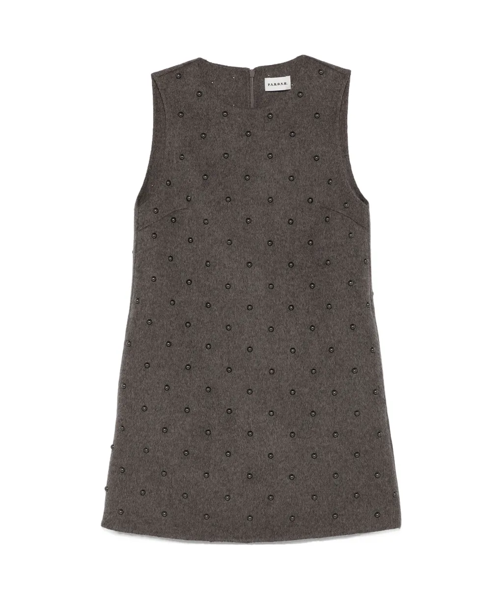 Stud-Embellished Dress