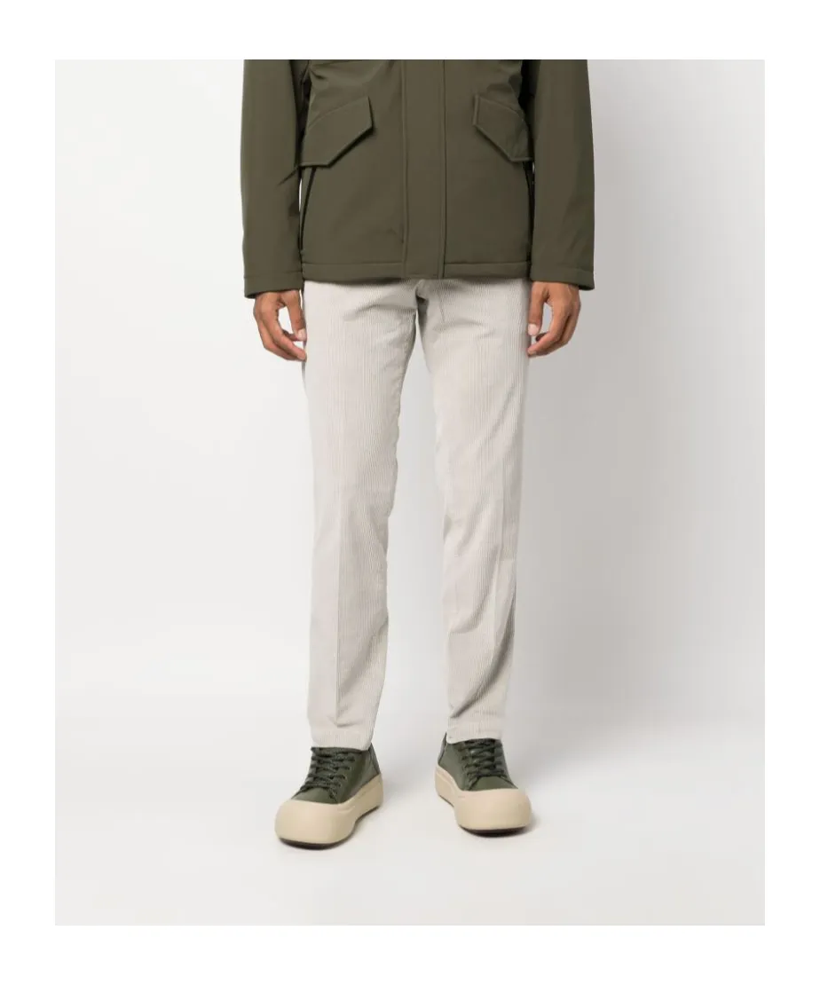 Corduroy Slim-Cut Trousers