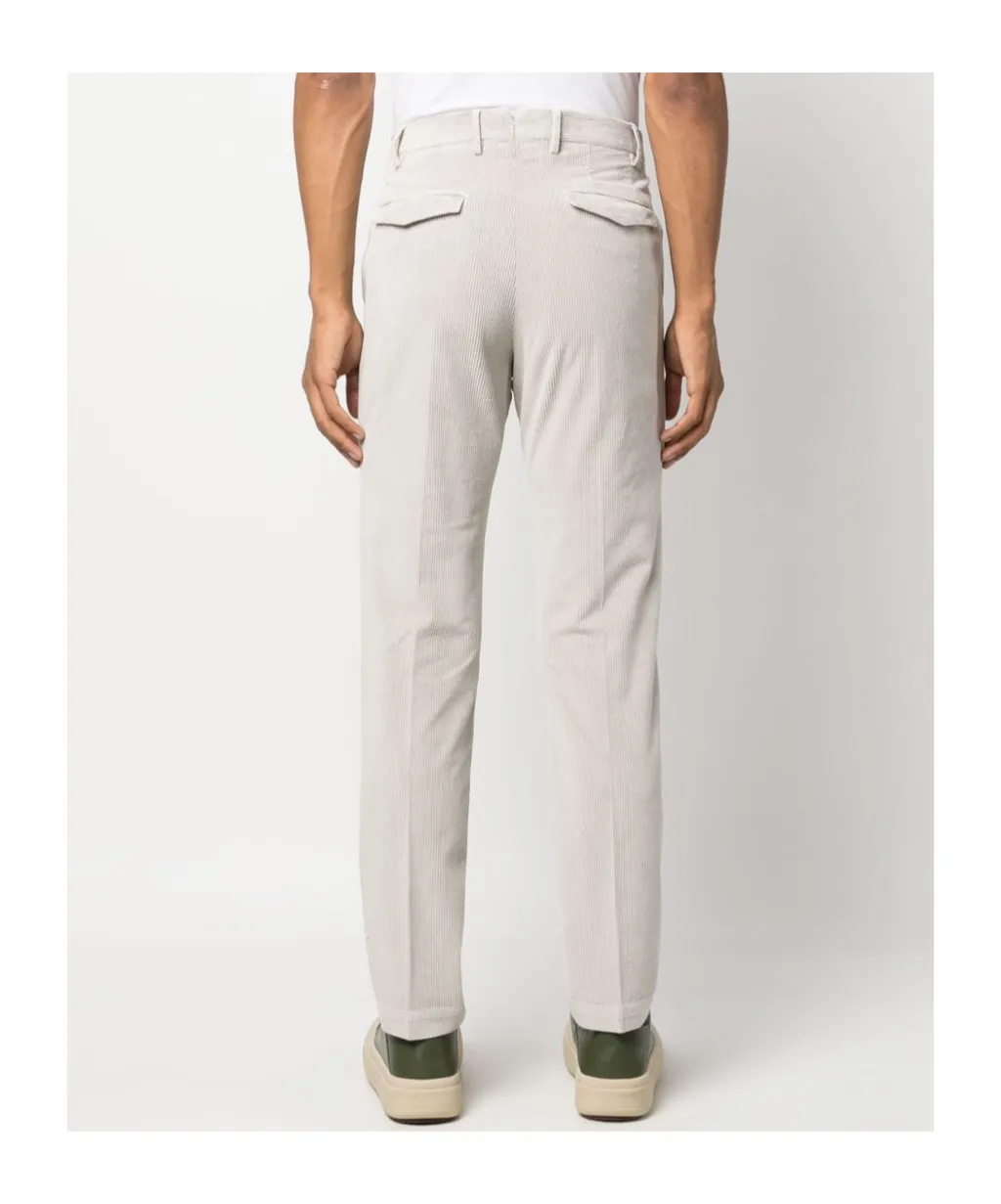 Corduroy Slim-Cut Trousers