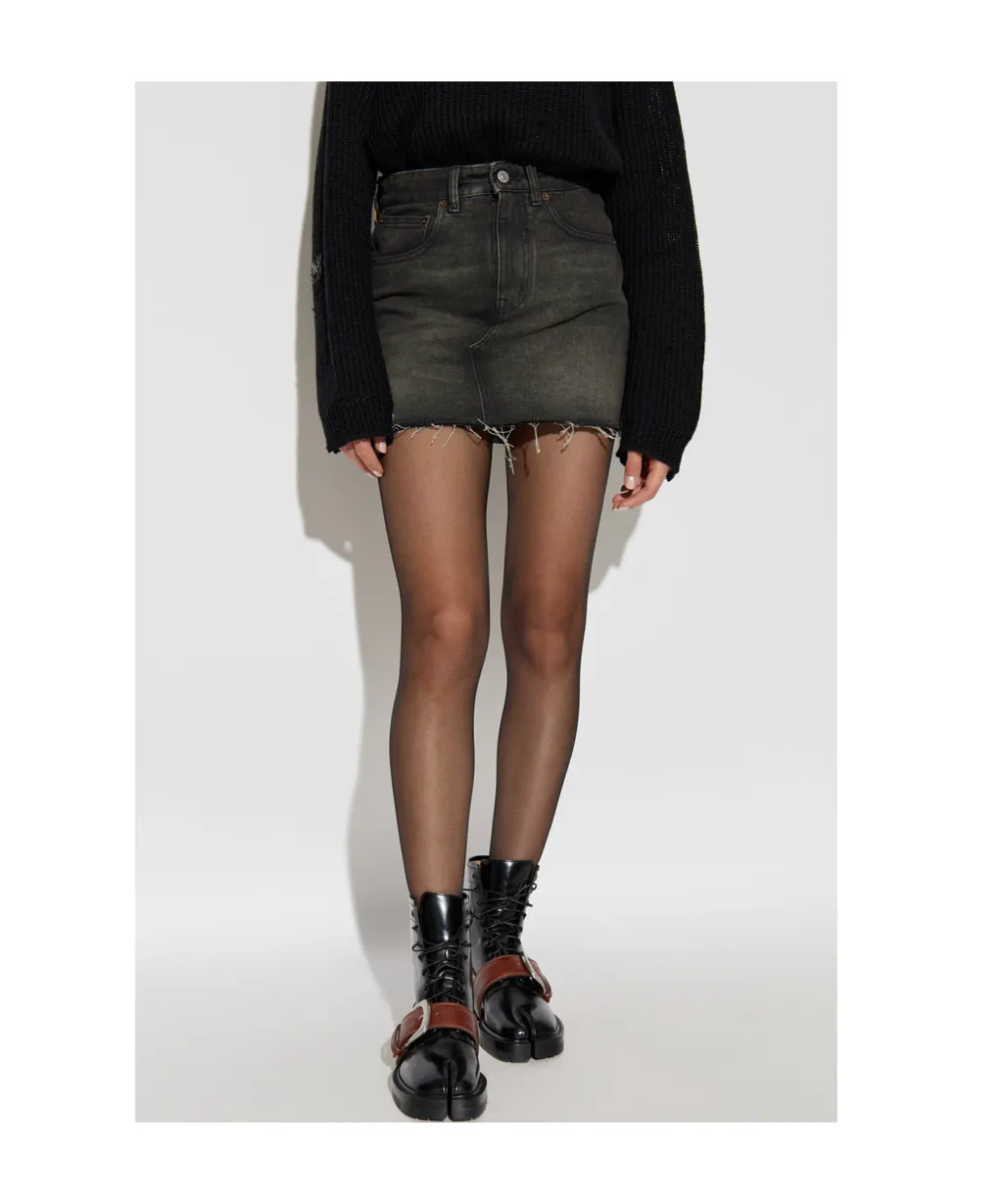 Mm6 Maison Margiela Denim Mini Skirt