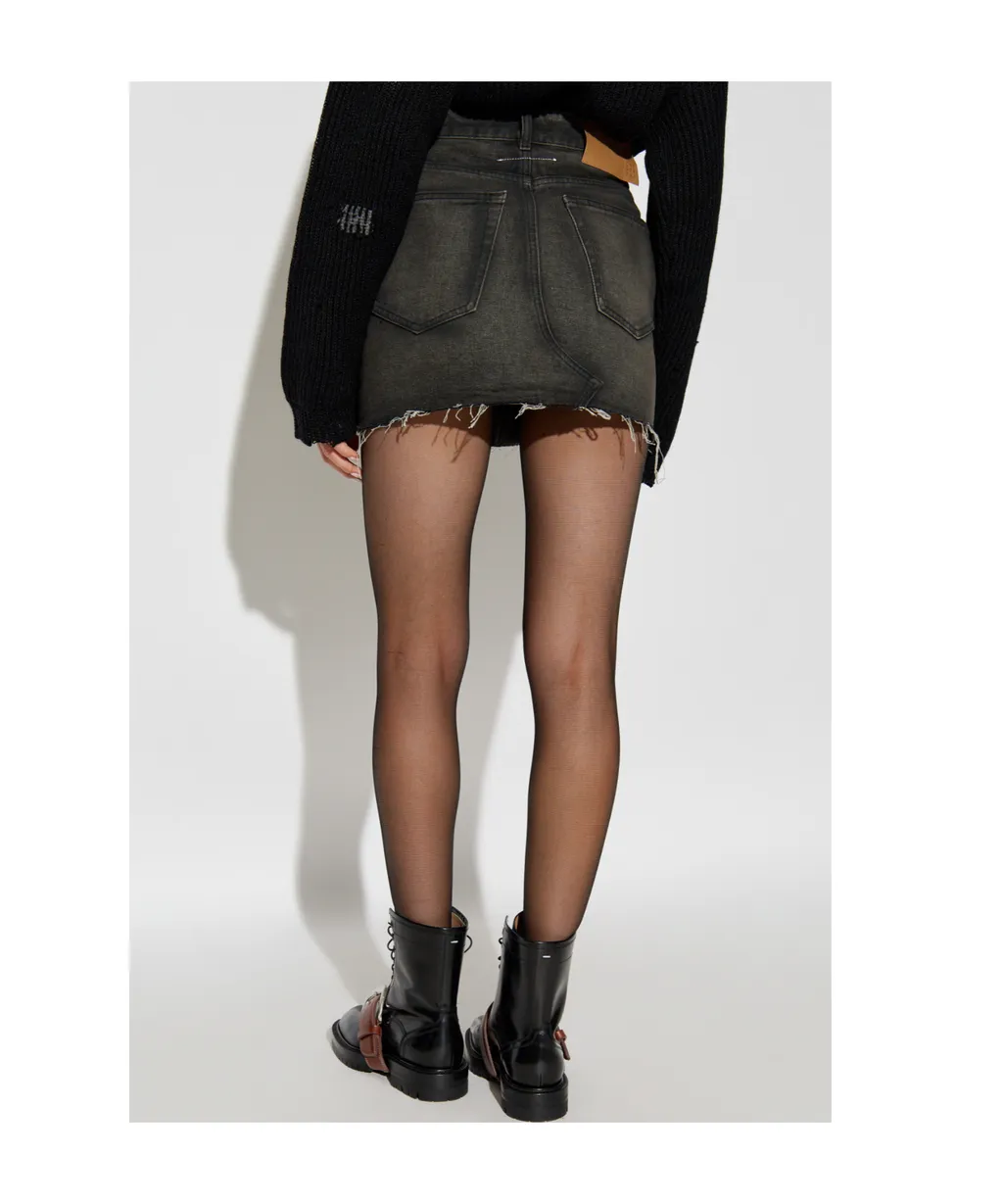Mm6 Maison Margiela Denim Mini Skirt