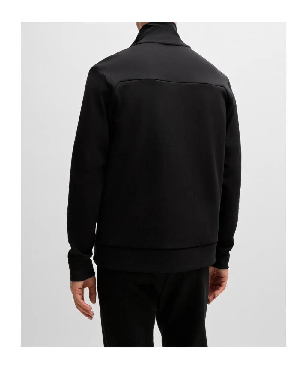 Boss Hugo Boss Logo Detailed Zip-Up Sweatshirt