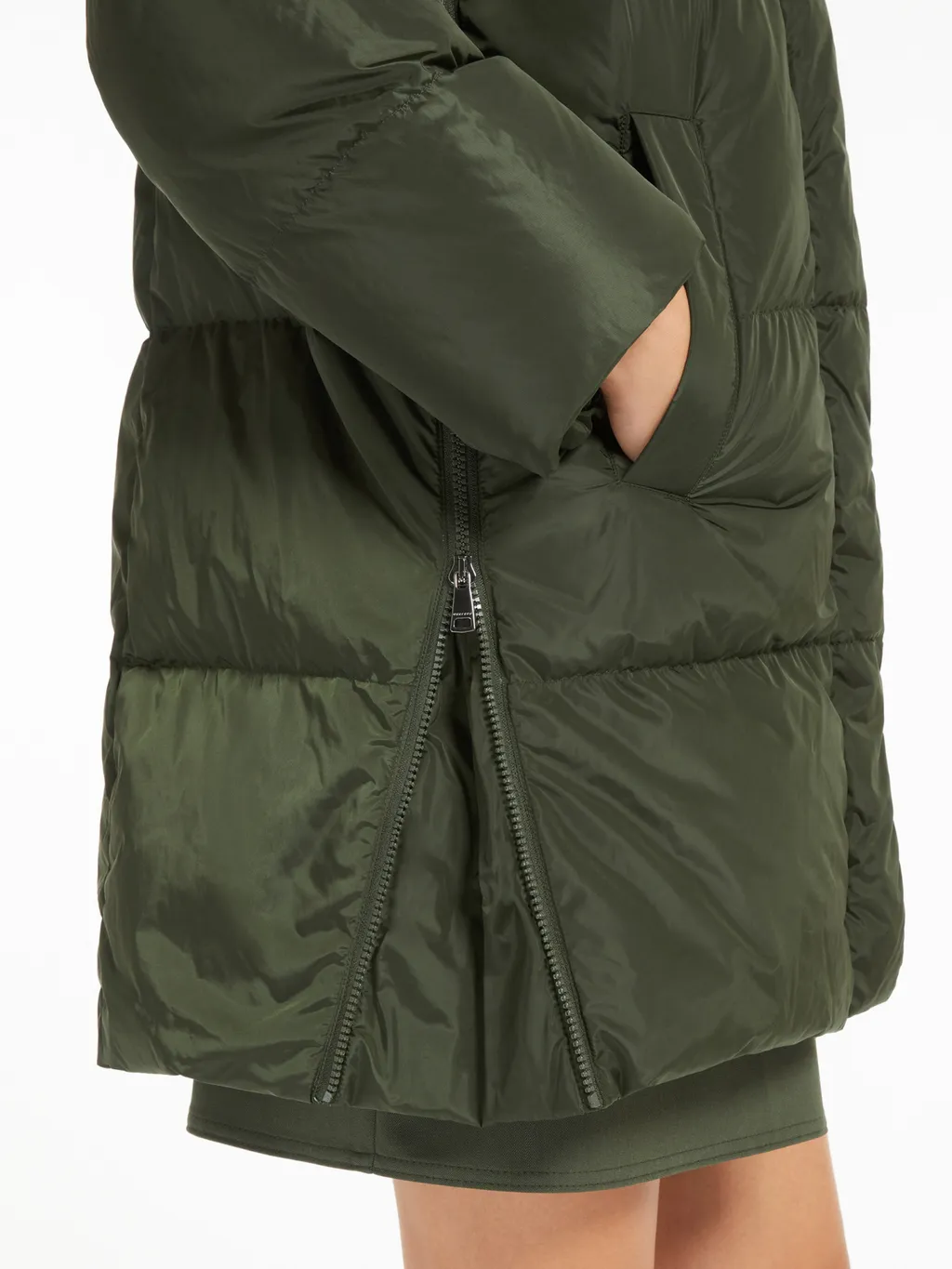 Weekend Max Mara High Neck Drawstring Coat