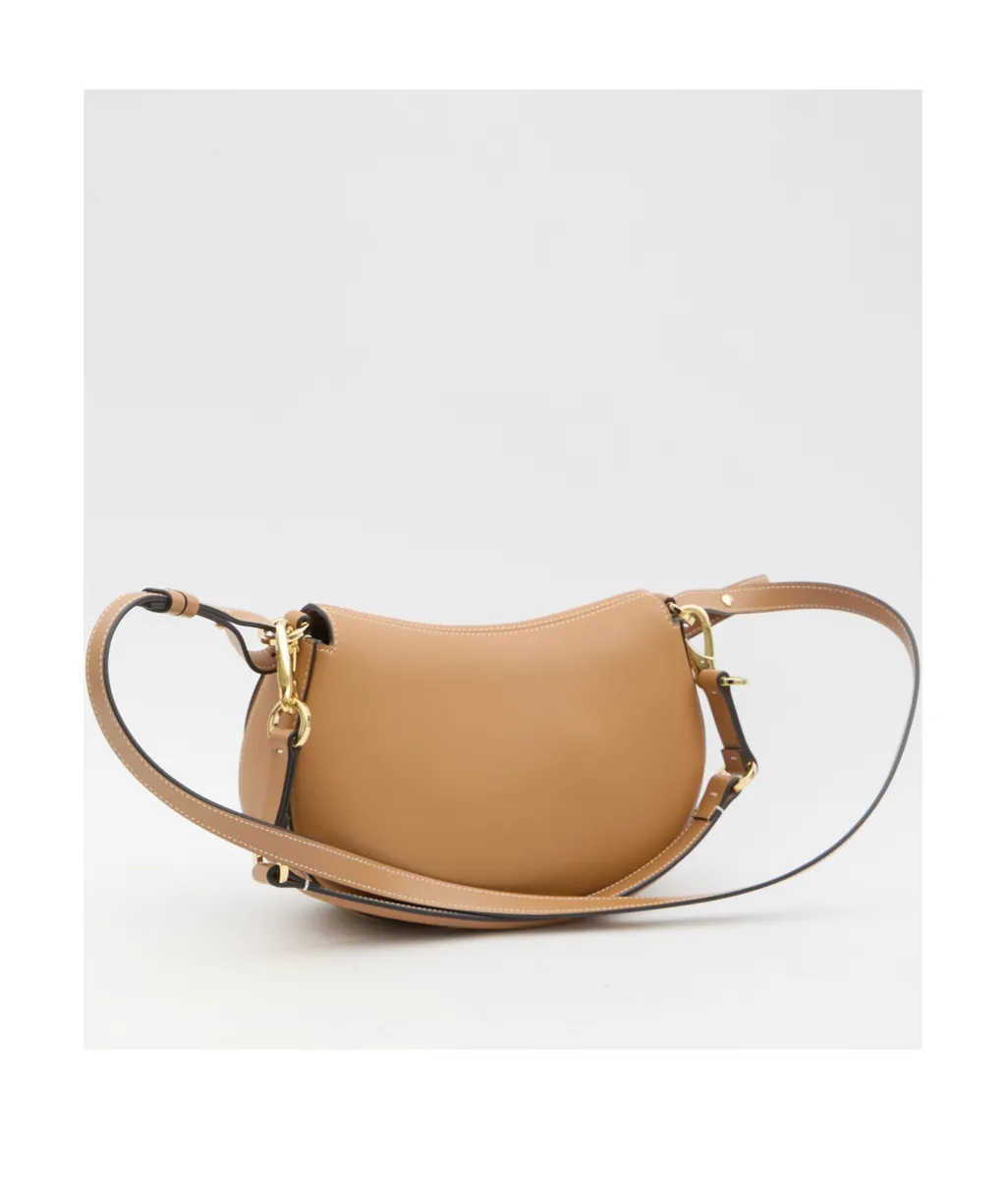 Valentino Ohval Logo Plaque Small Shoulder Bag