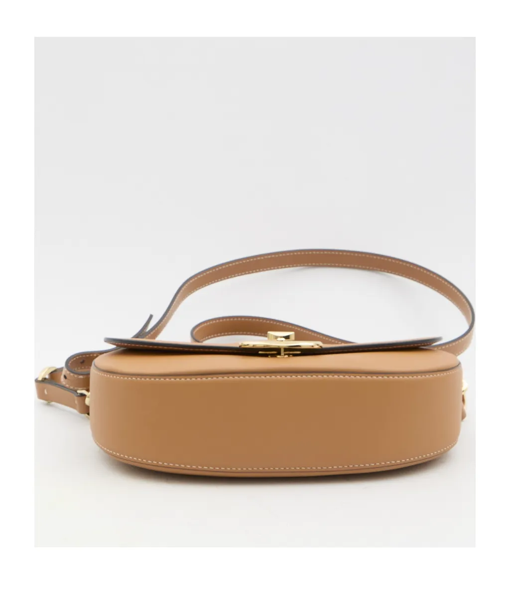 Valentino Ohval Logo Plaque Small Shoulder Bag