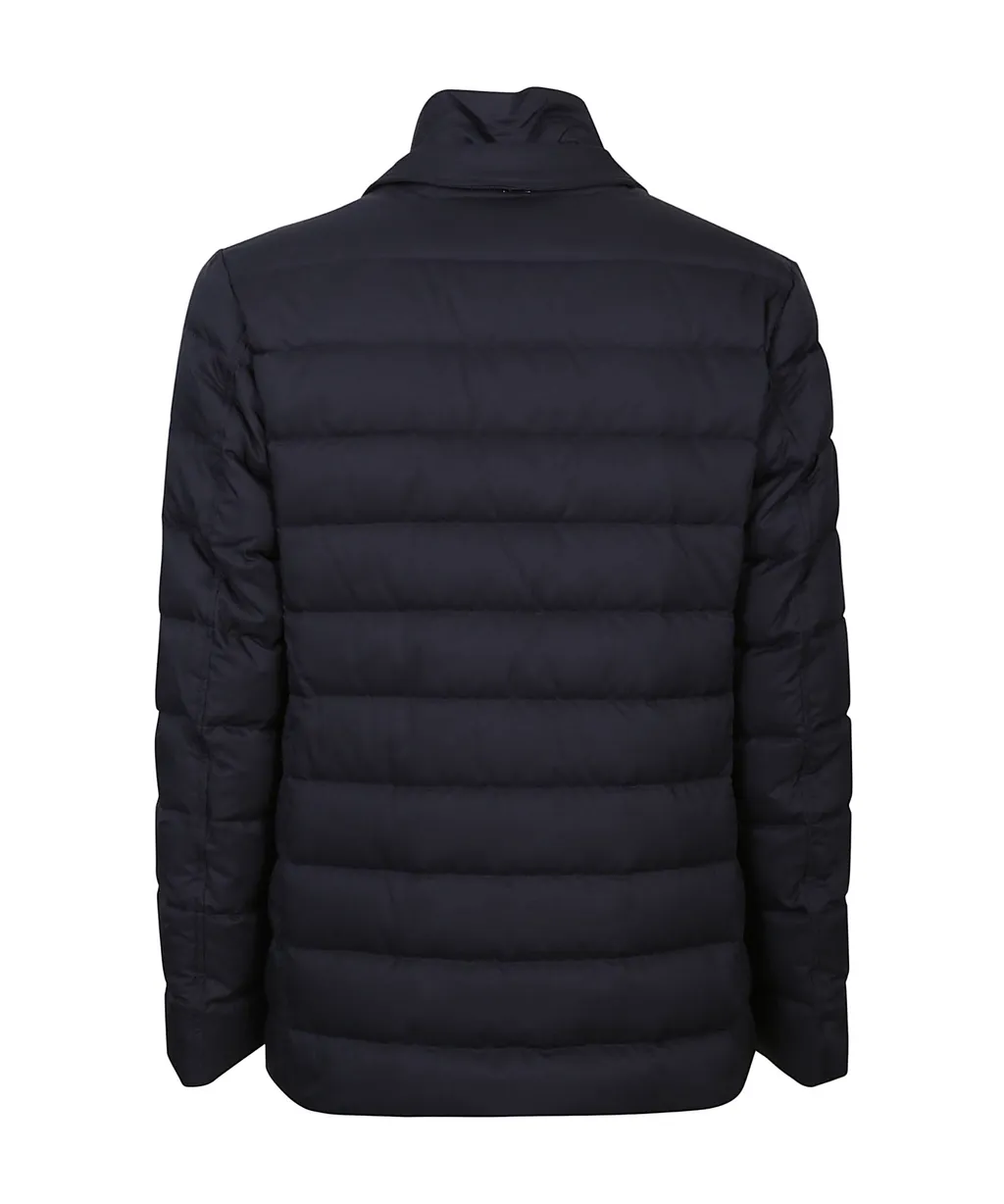 Herno Layered-Effect Quilted Down Jacket