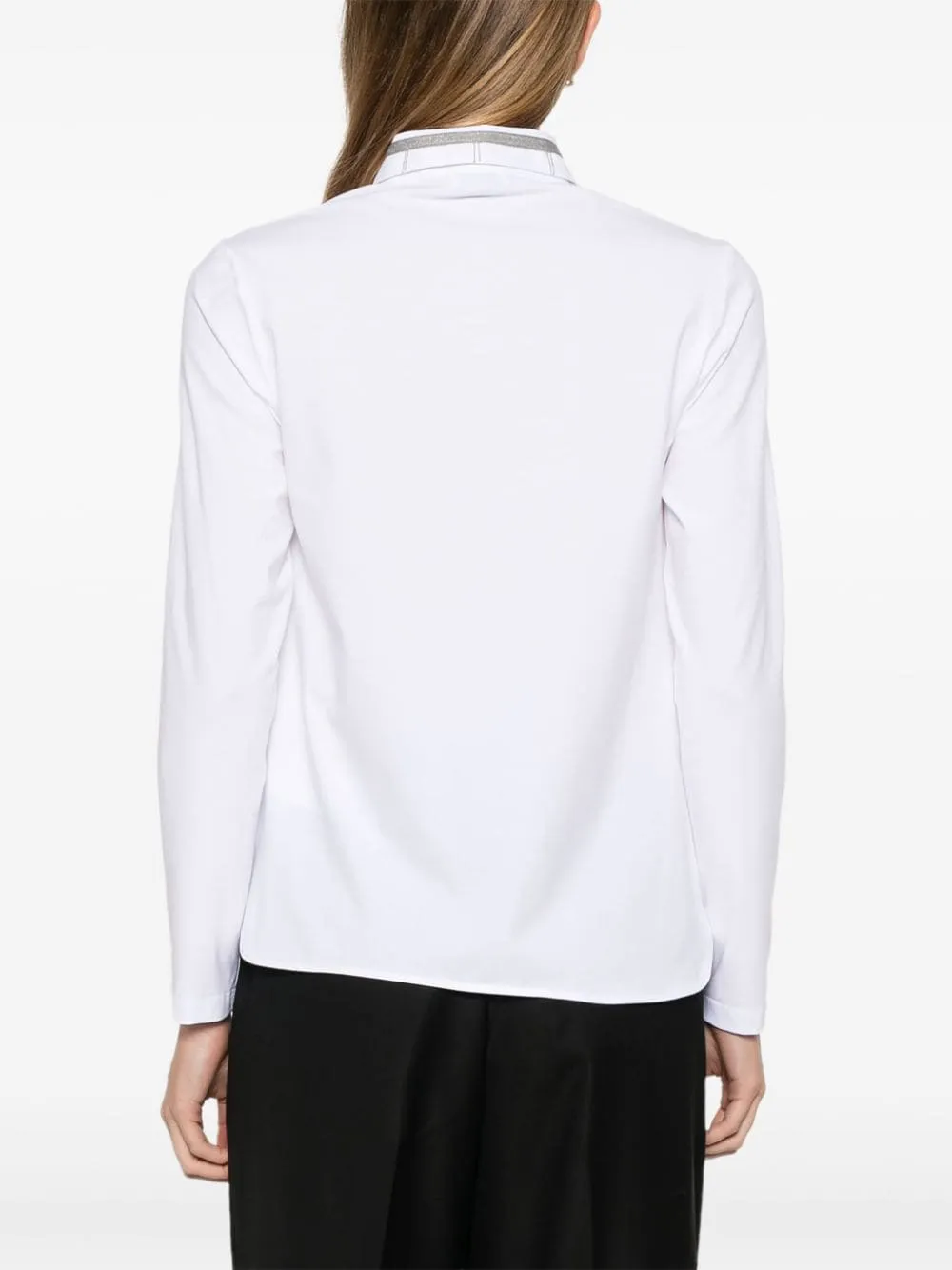 Trim-Detailed Shirt