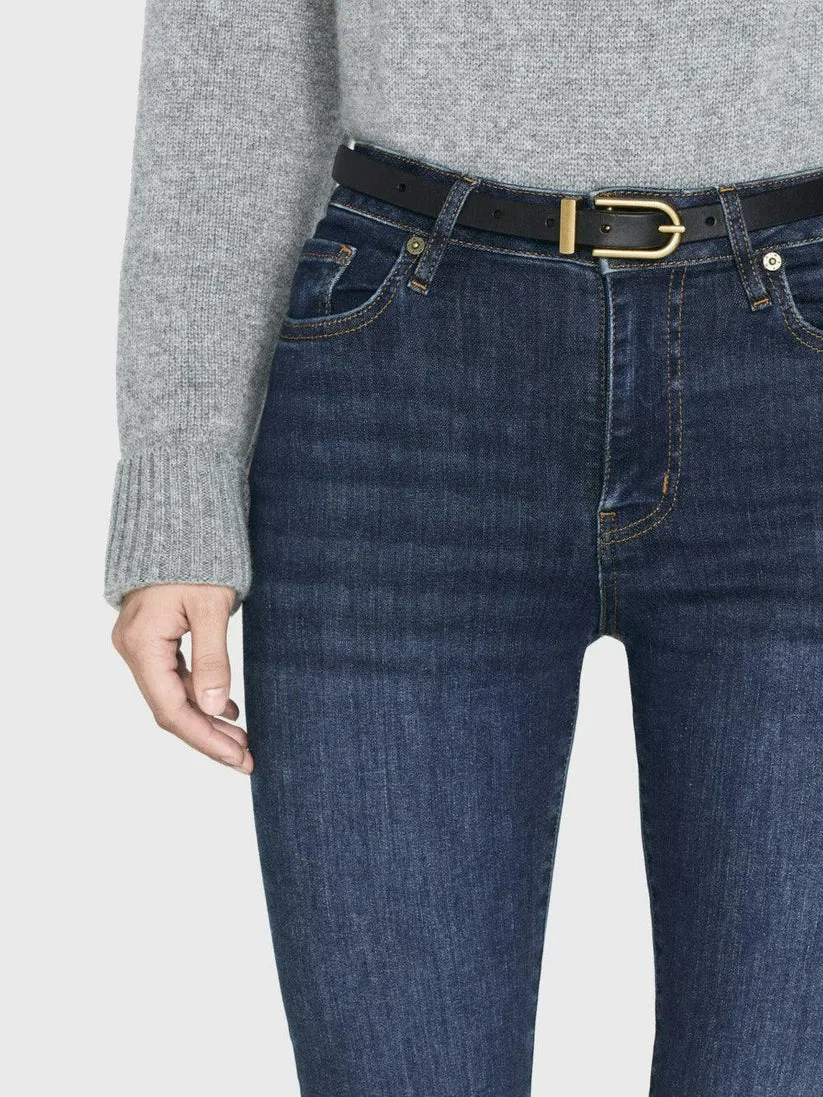Slit Denim Shorts