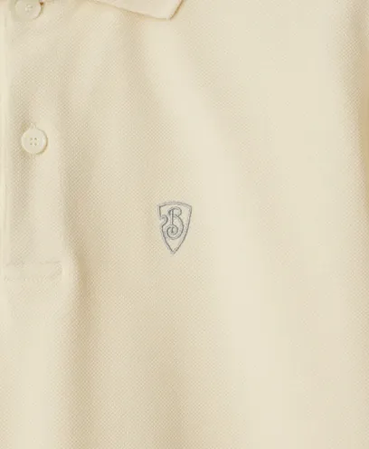 Burberry Logo Embroidered Short-Sleeved Polo Shirt