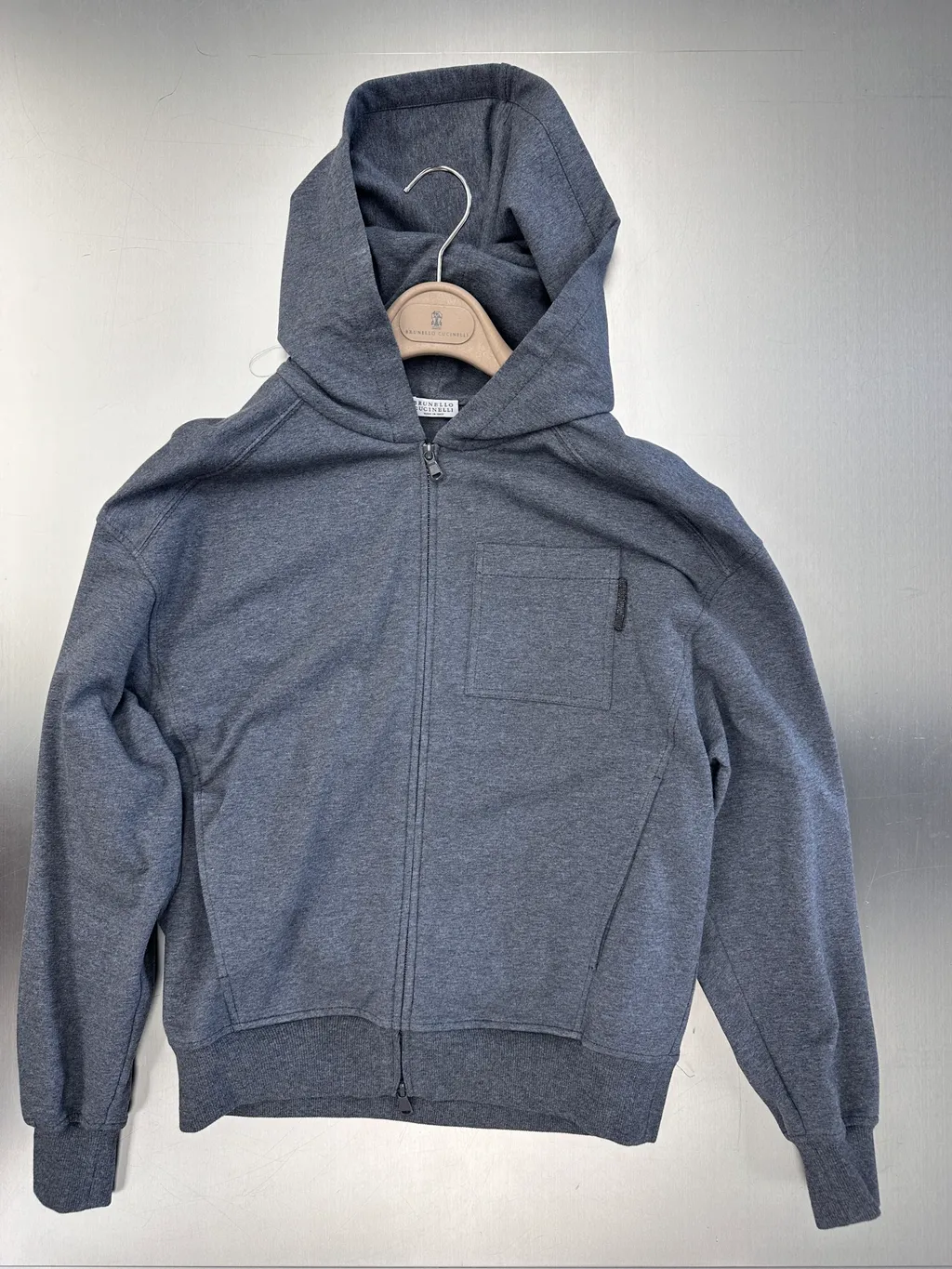 Brunello Cucinelli Zip-Up Hooded Sweatshirt