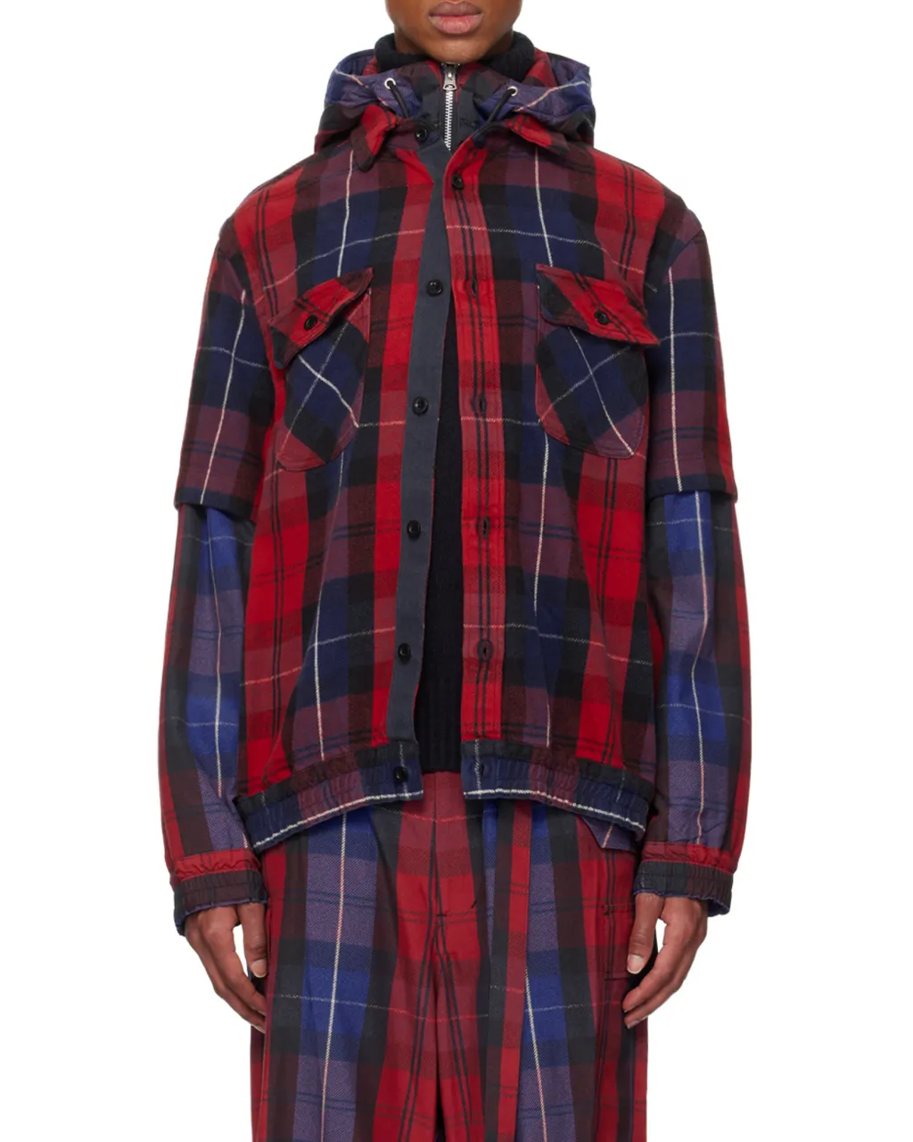 Checked Sweater