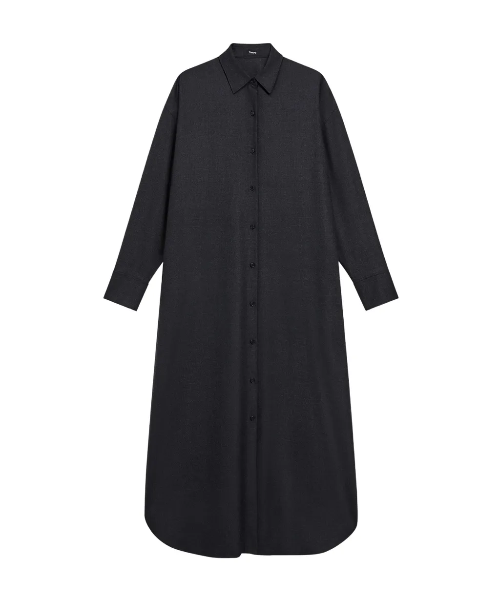 Flannel Shirt Dress