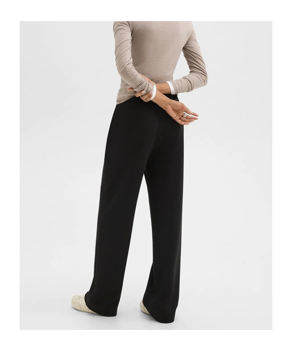 Theory High Waist Drawstring Track Pants