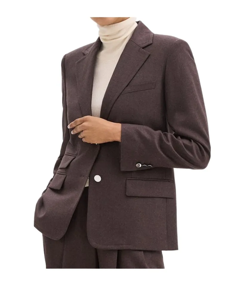 Long-Sleeved Suit Coat
