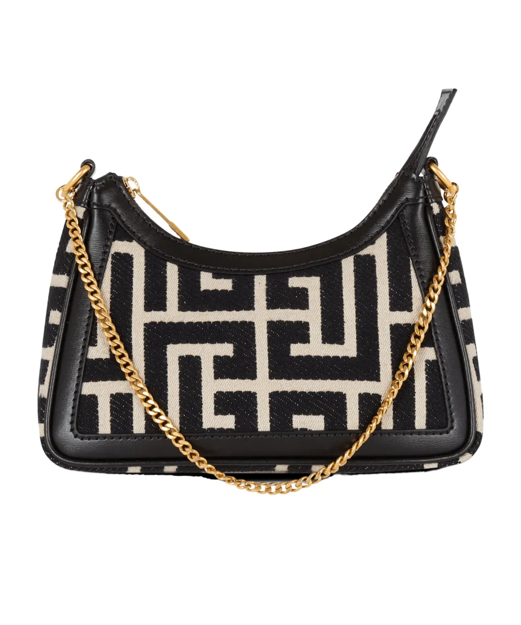 Balmain B-Army Monogrammed Shoulder Bag