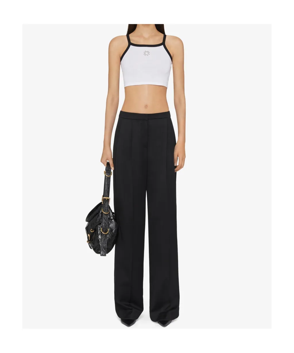 Givenchy 4G Detailed Cropped Tank Top
