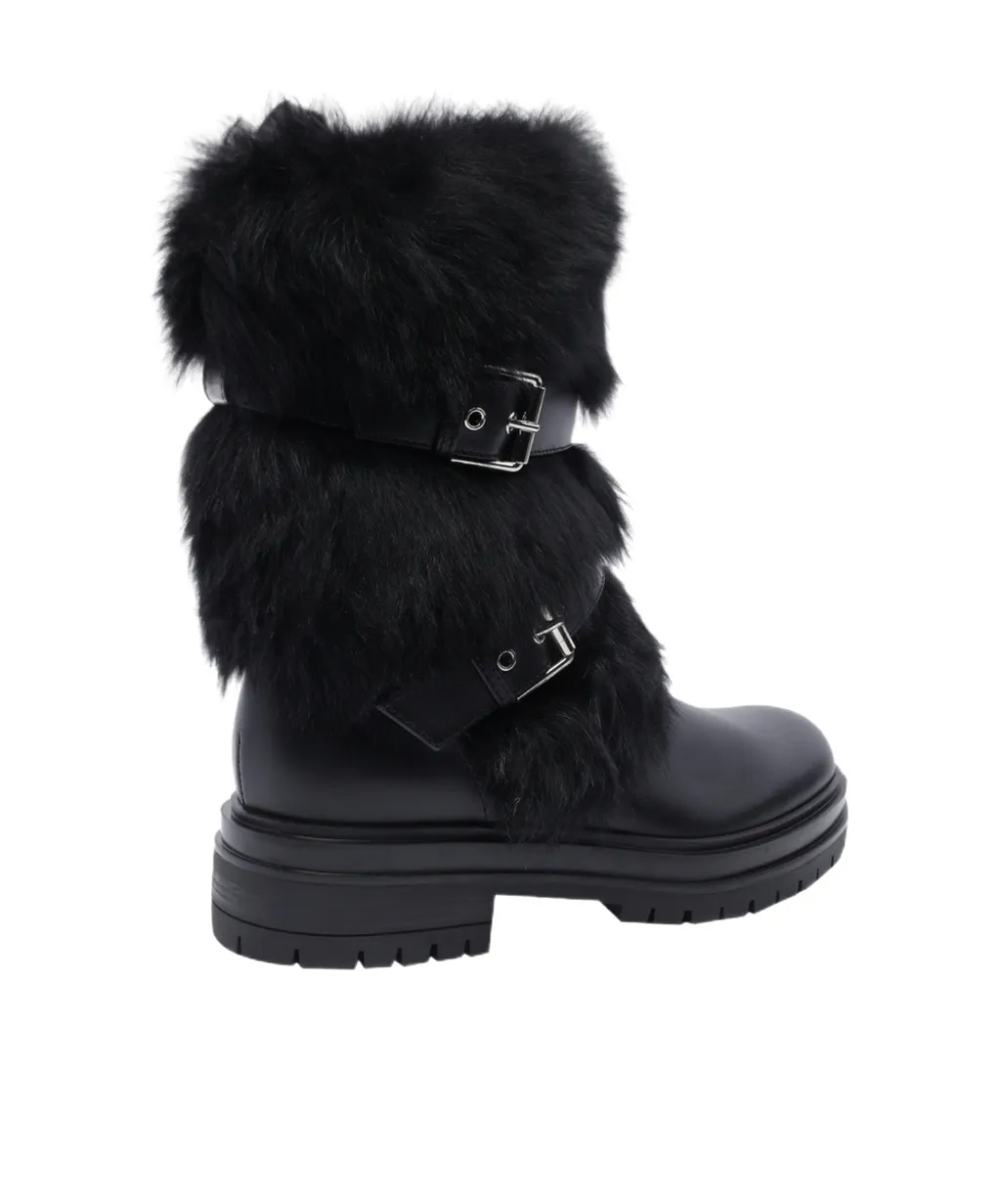 Gianvito Rossi Maverick Buckle Detailed Biker Boots