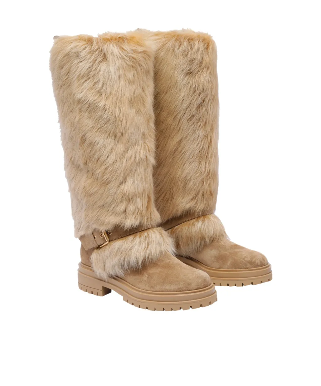 Gianvito Rossi Maverick Buckle Detailed Boots