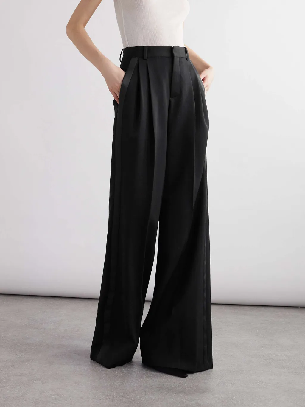 Saint Laurent Classic Pleat-Detailed Trousers