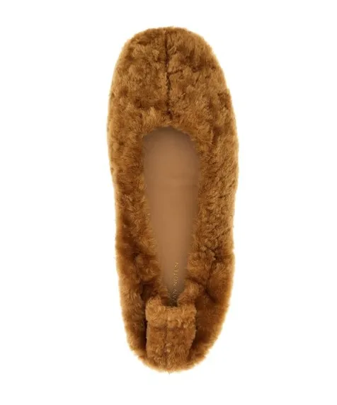 Dries Van Noten Fur Ballet Flats