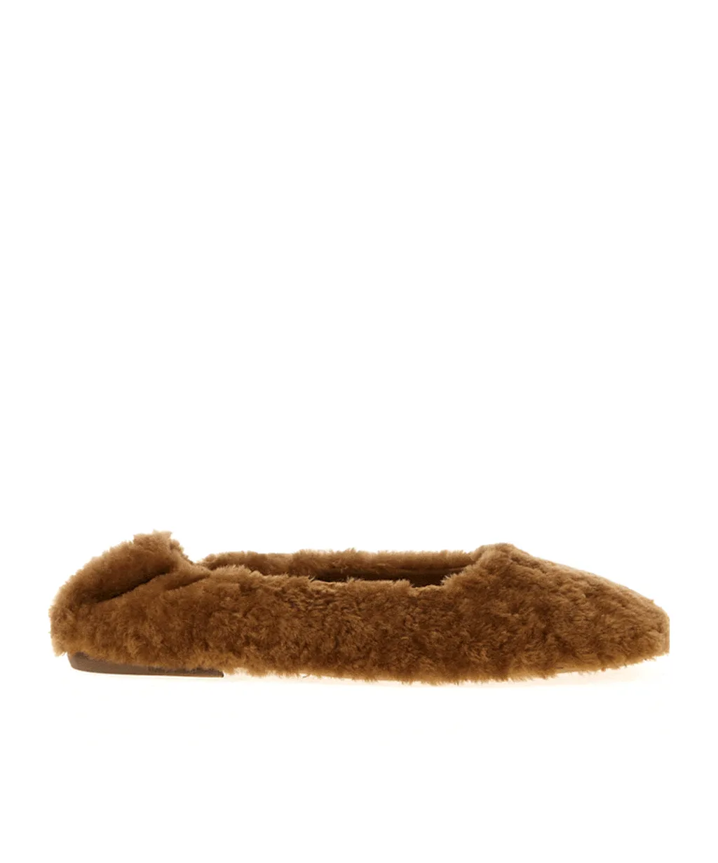 Dries Van Noten Fur Ballet Flats