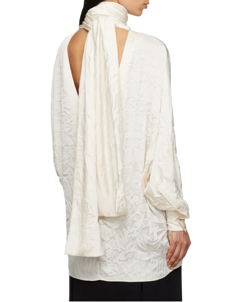 Khaite Bex V-Neck Straight Hem Blouse