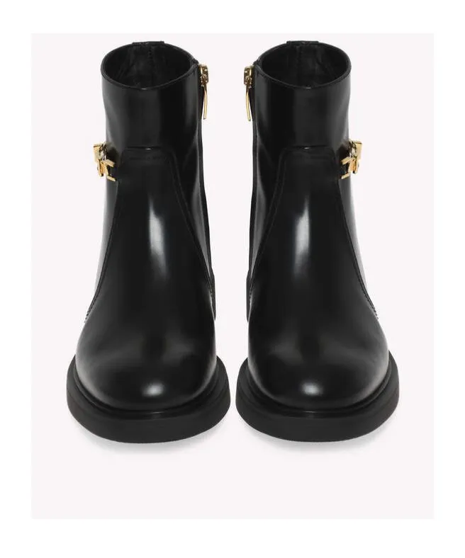 Round-Head Short Boots