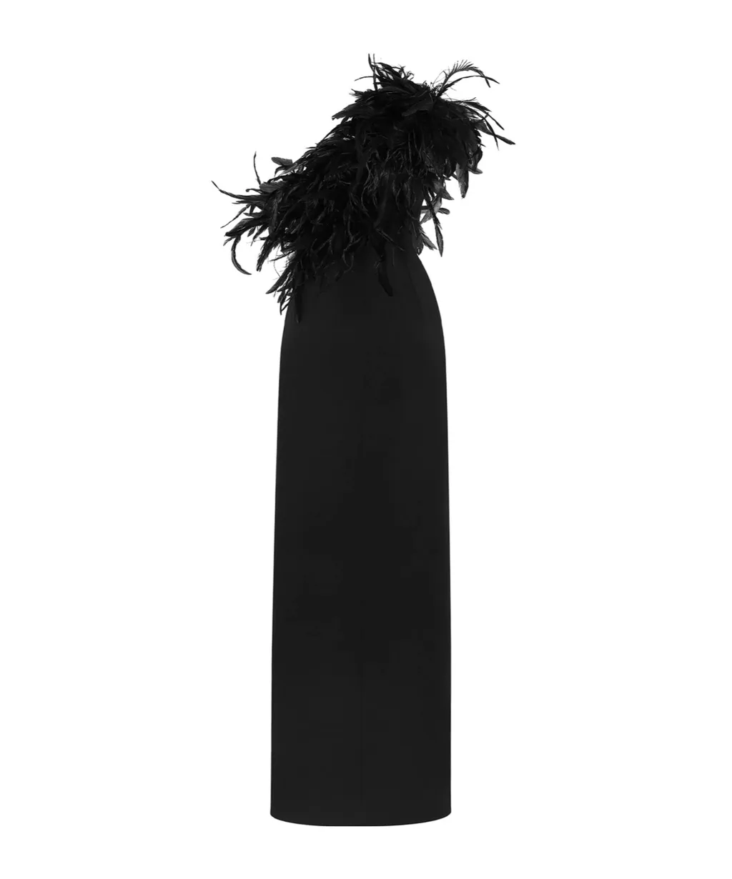 Dolce & Gabbana One-Shoulder Stretch Cady Dress