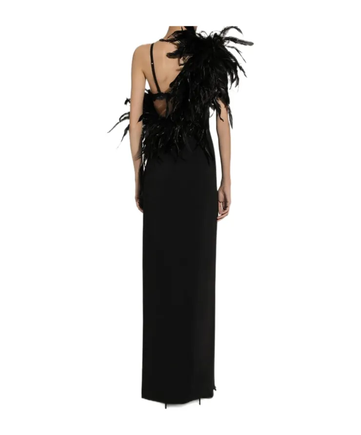 Dolce & Gabbana One-Shoulder Stretch Cady Dress
