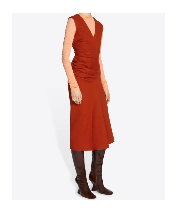Pendant Wool Dress