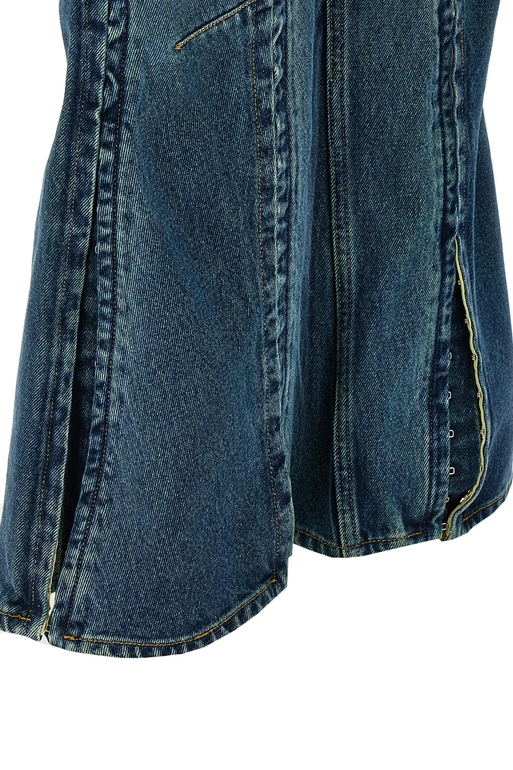 Y/Project Faded Effect Flared Jeans