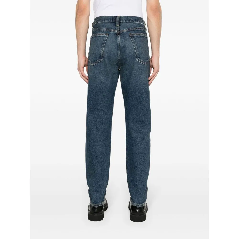 Agolde Stonewashed Tapered Leg Jeans