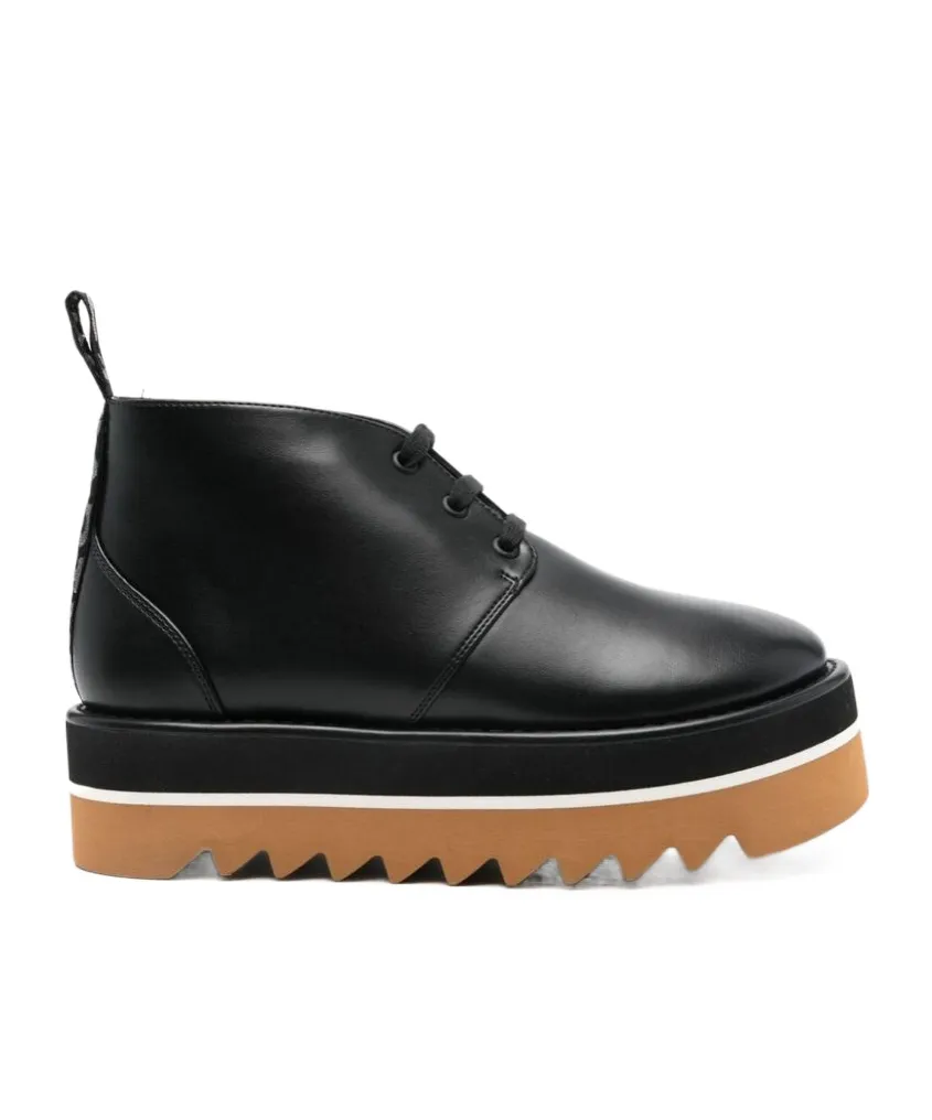 Stella Mccartney Sneak-Elyse Lace-Up Desert Boots