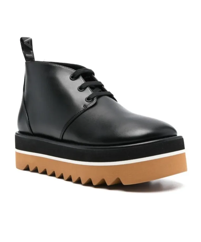 Stella Mccartney Sneak-Elyse Lace-Up Desert Boots