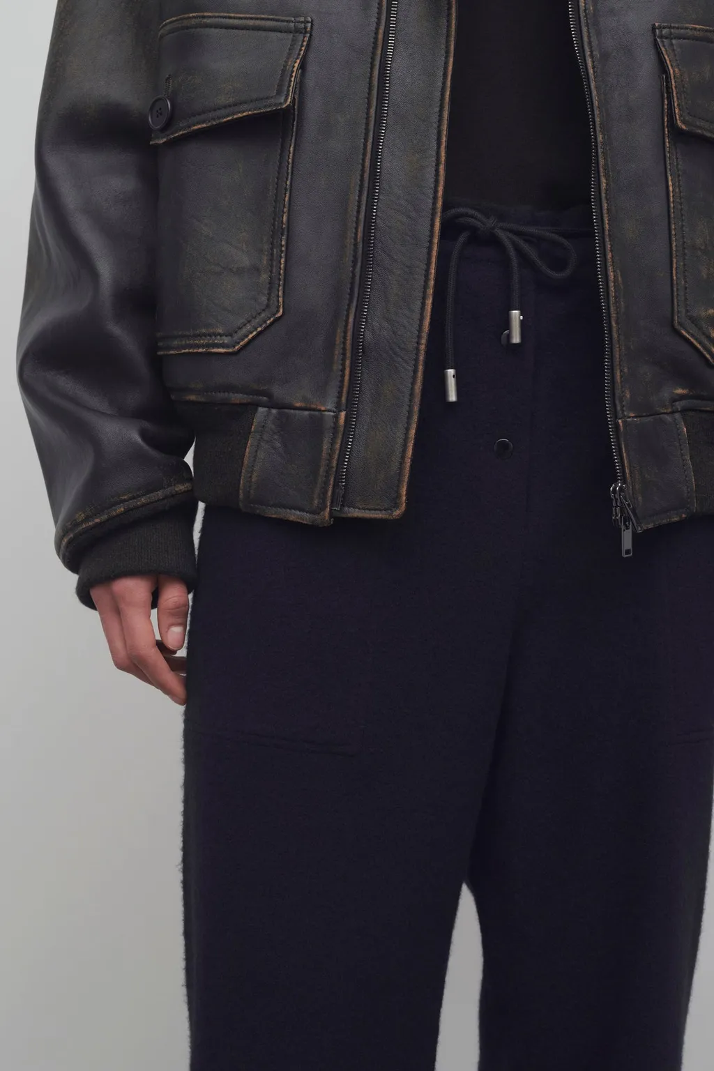 Belt-Loop Casual Pants