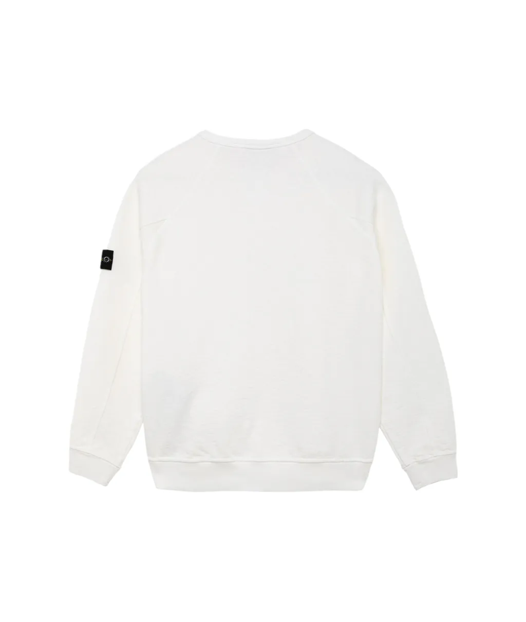 Stone Island Junior Compass-Badge Straight Hem Hoodie