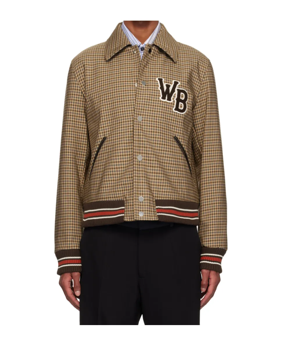 Wales Bonner Homecoming Varsity Checked Jacket